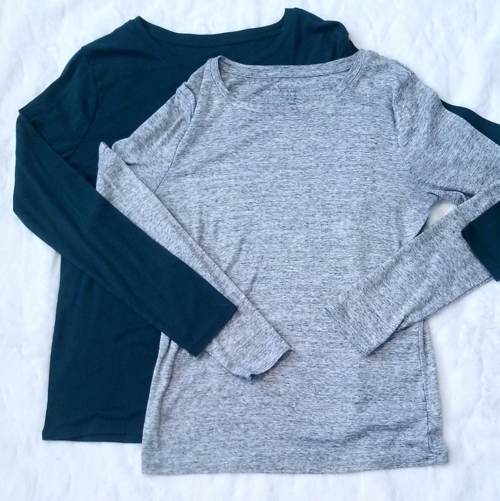Fitted Long Sleeve Crew T-shirt